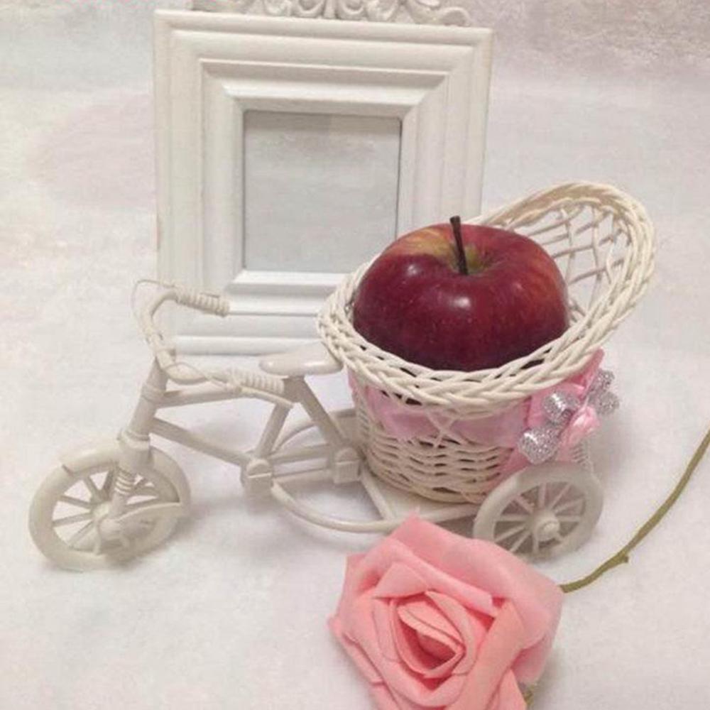 Flower Basket Vase Tricycle Bicycle Model