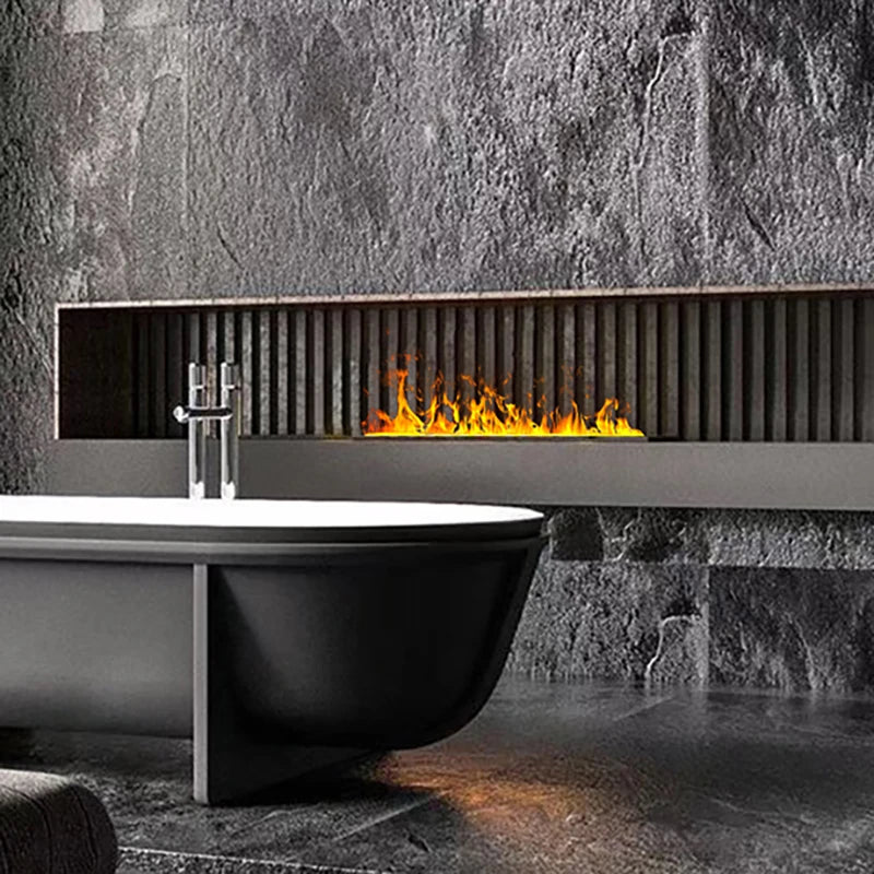 Smart Vapor Water Steam Electric Fireplace 3D Multicolor Flame