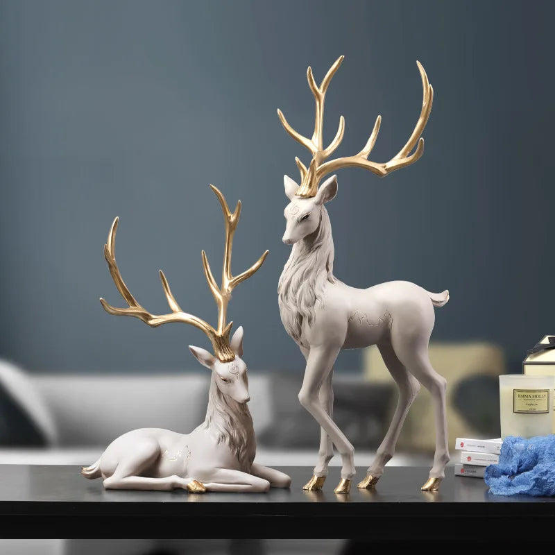 Resin Deer Ornament