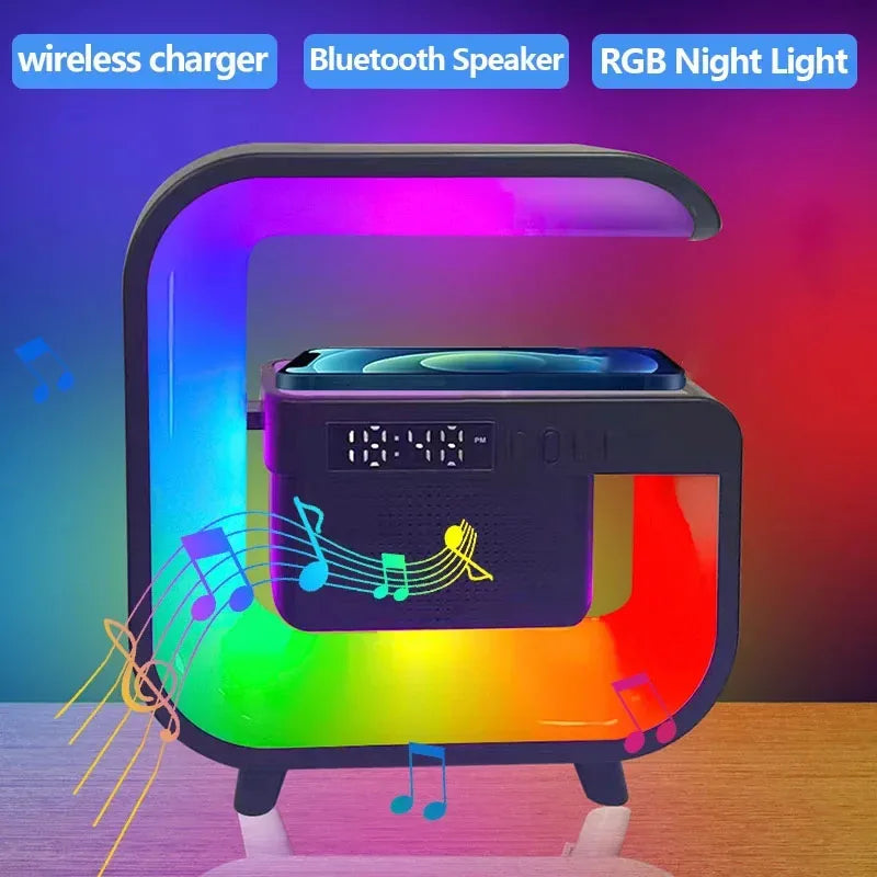 Multifunction Wireless Charger - Bluetooth Speaker