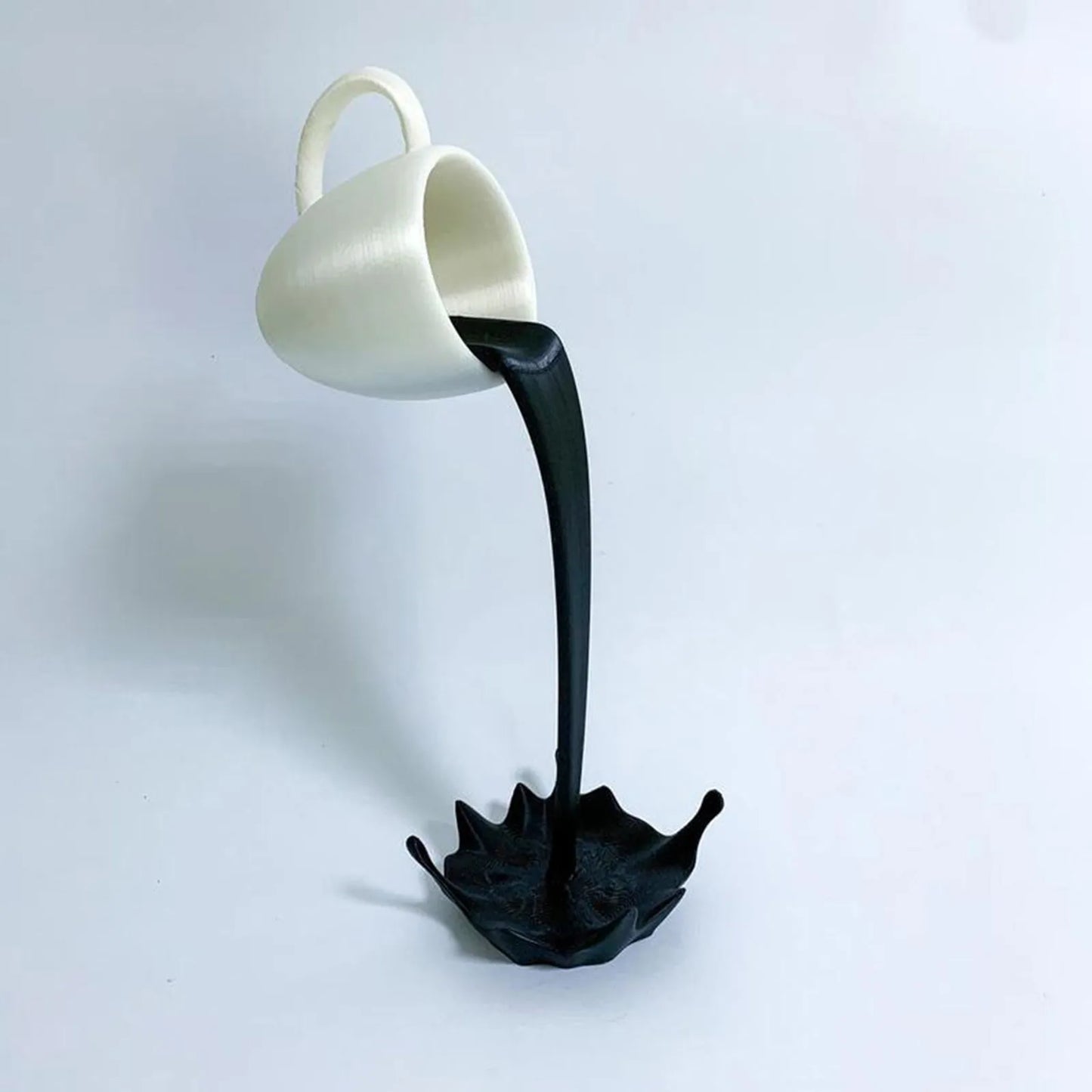 Floating Spilling Coffee Cup Sculpture – Creative Kitchen & Home Decor