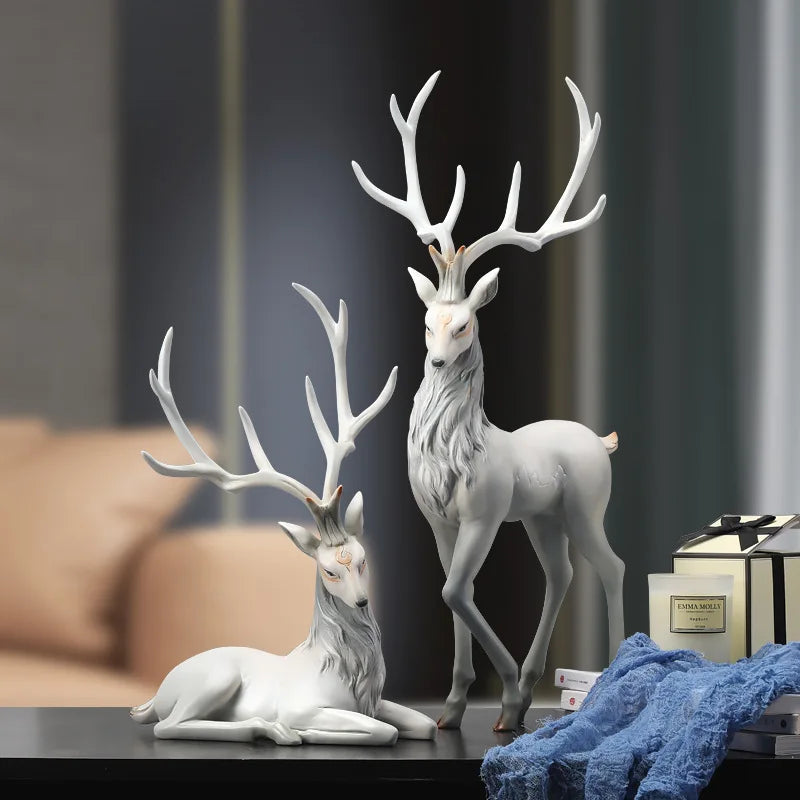 Resin Deer Ornament