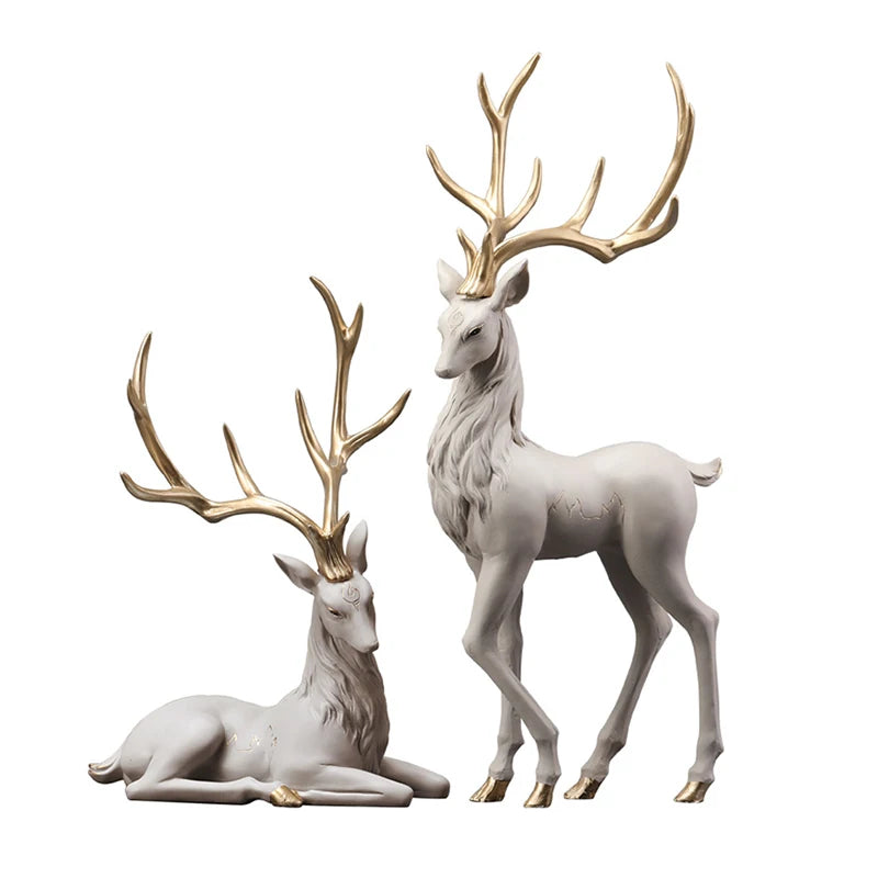 Resin Deer Ornament