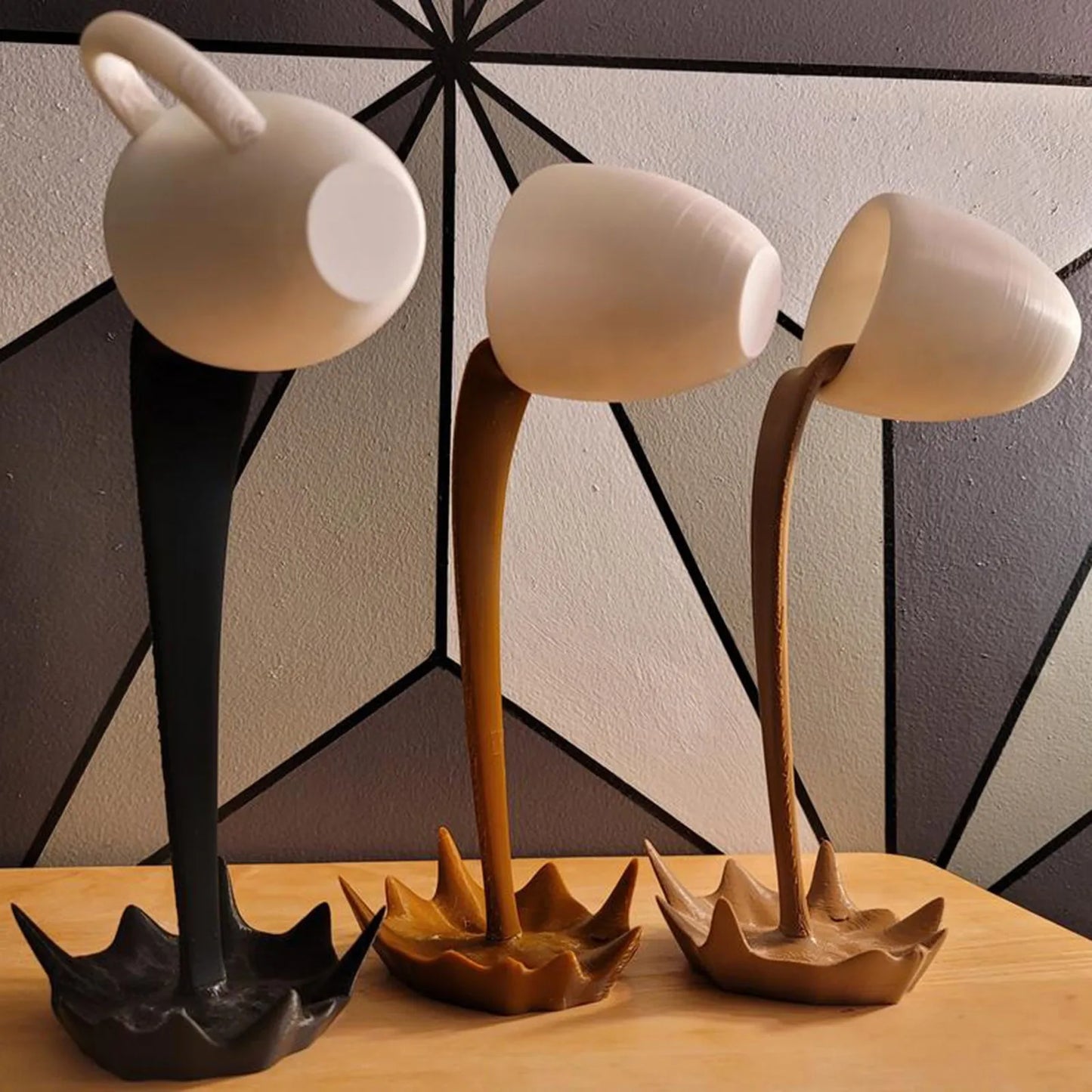 Floating Spilling Coffee Cup Sculpture – Creative Kitchen & Home Decor