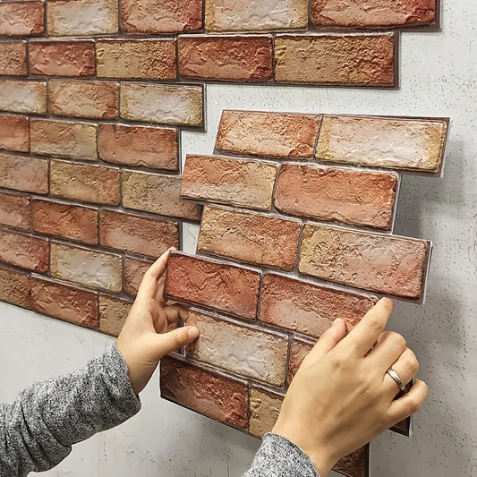 3D Brick Wall Panels