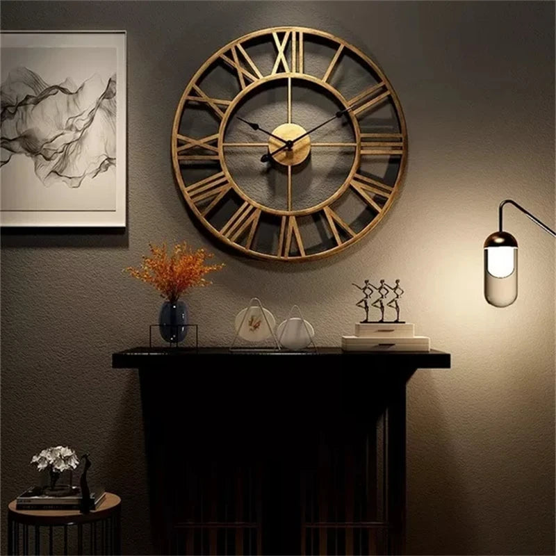 Antique Wall Clock - Modern 3D Large Wall Clock