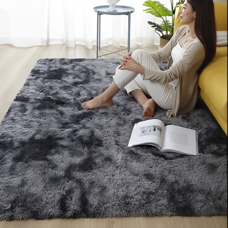 Fluffy Shaggy Area Rug - Large Soft Carpet Pad