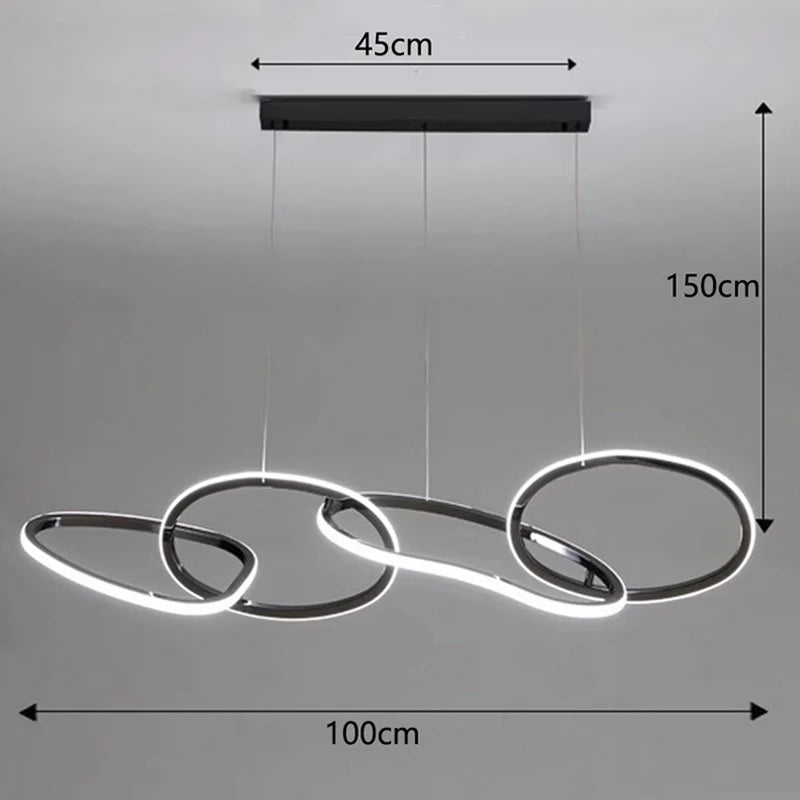 Modern home decor led lights pendant light lamps for living room Chandeliers for dining room hanging light indoor lighting