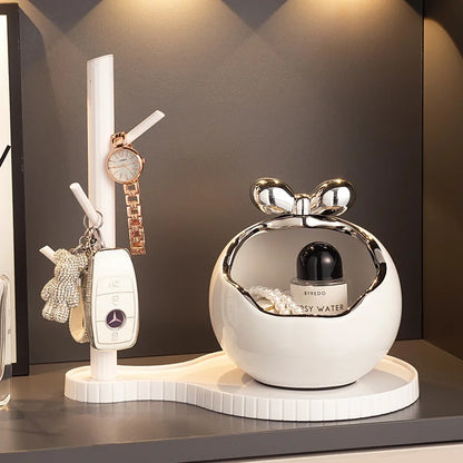 Luxury Entrance lway Key Holder Storage Organizer Living Room Bear Decorative Accories Lightweight High End oe Cabinet