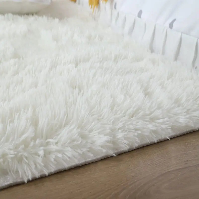 Fluffy Shaggy Area Rug - Large Soft Carpet Pad