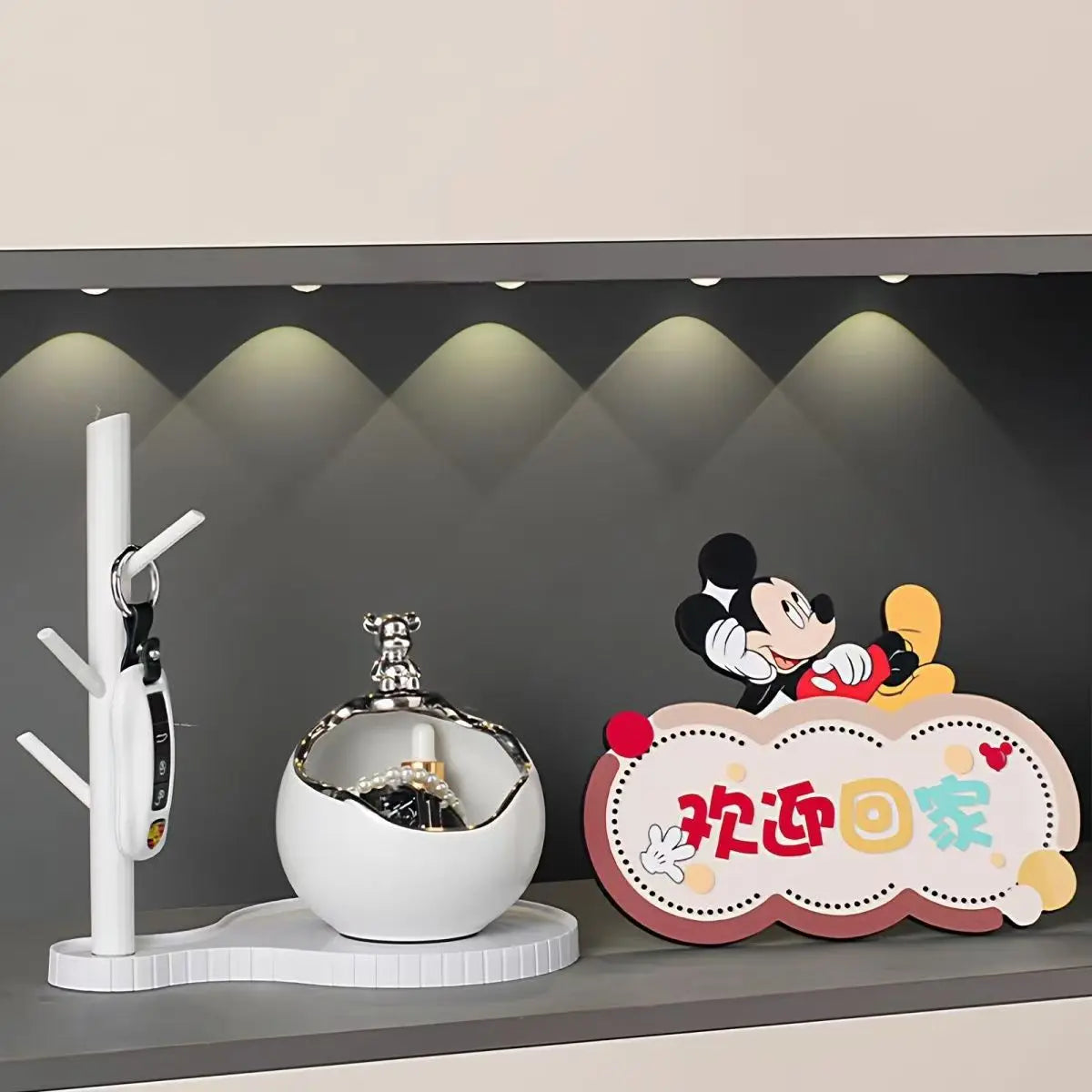 Luxury Entrance lway Key Holder Storage Organizer Living Room Bear Decorative Accories Lightweight High End oe Cabinet