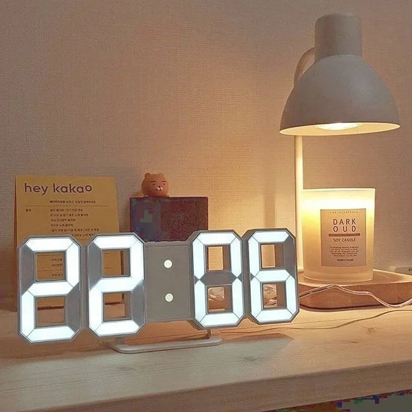 3D LED Digital Wall Clock