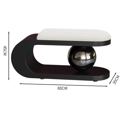 Nordic Luxury Entryway Bench Modern Living Room Shoe Changing Stool Designer Bedroom Bench Wooden Sofa Bench Home Furniture
