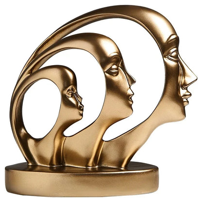 Statue Abstract Resin Desktop