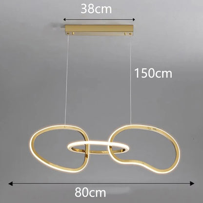 Modern home decor led lights pendant light lamps for living room Chandeliers for dining room hanging light indoor lighting