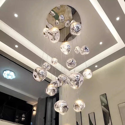 Modern home decor led lights pendant light lamps forstaircase Chandeliers for living room hanging light indoor lighting
