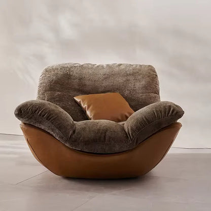 *q forNordic Designer Creative Modern Minimalist Living Room Lounge Chair Sofa Recliner Fabric Hotel Bedroom Premium*