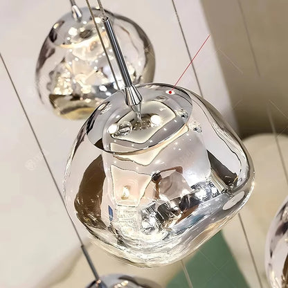 Modern home decor led lights pendant light lamps forstaircase Chandeliers for living room hanging light indoor lighting