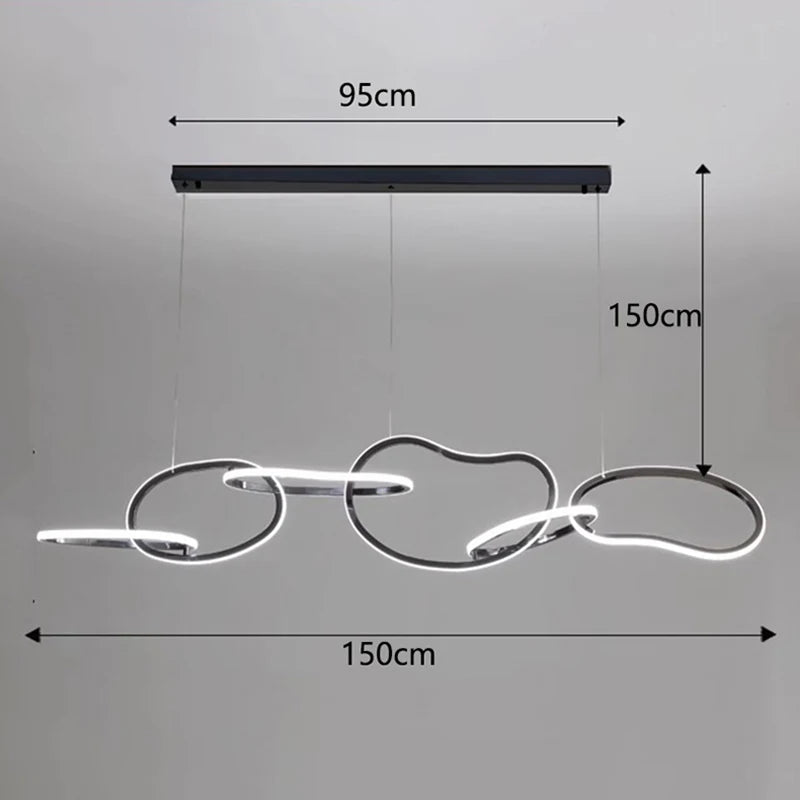 Modern home decor led lights pendant light lamps for living room Chandeliers for dining room hanging light indoor lighting