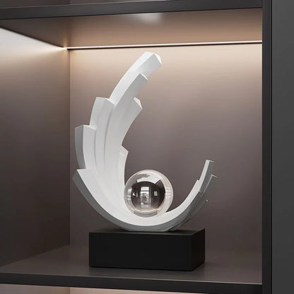 1Pc Collectible Figurine, Light Luxury Smooth Smooth Decoration Home Living Room Entrance Wine Cabinet Tv Cabinet Decoration Housewarming Opening Gift