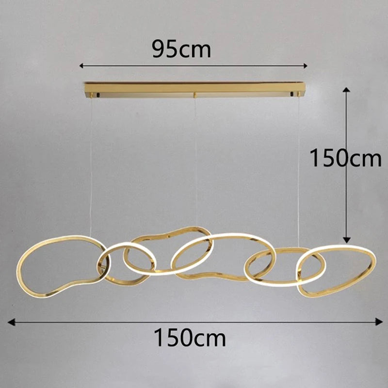 Modern home decor led lights pendant light lamps for living room Chandeliers for dining room hanging light indoor lighting