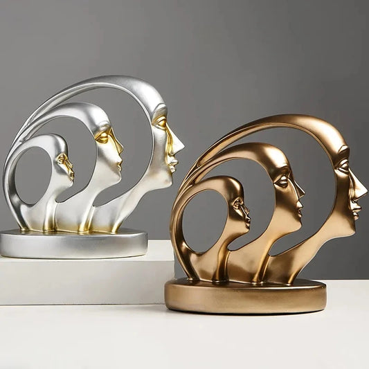 Statue Abstract Resin Desktop