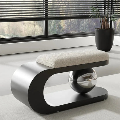 Nordic Luxury Entryway Bench Modern Living Room Shoe Changing Stool Designer Bedroom Bench Wooden Sofa Bench Home Furniture