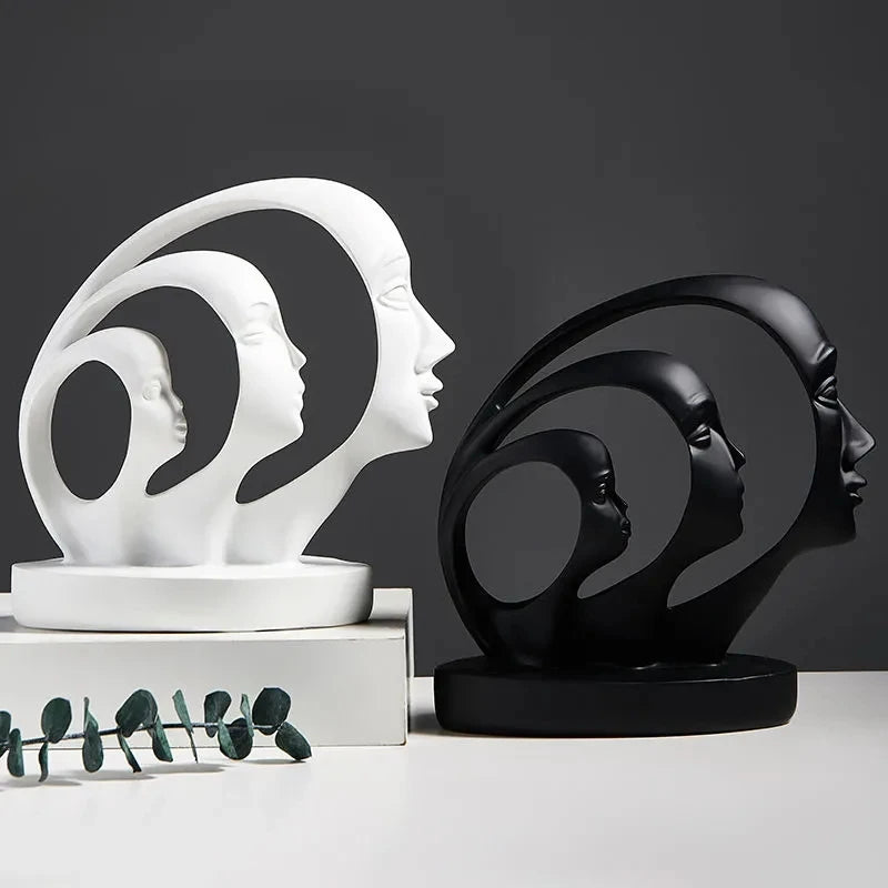 Statue Abstract Resin Desktop
