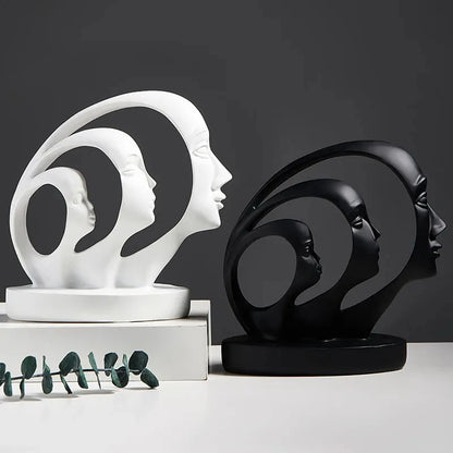 Statue Abstract Resin Desktop