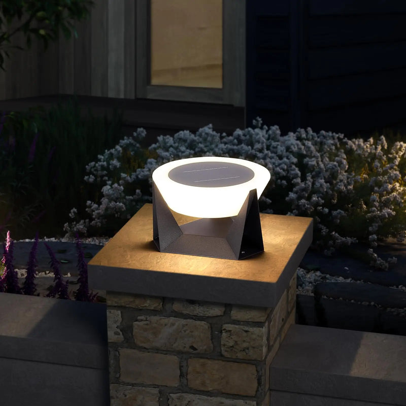 Modern Solar Post Light Outdoor Lamp for Garden