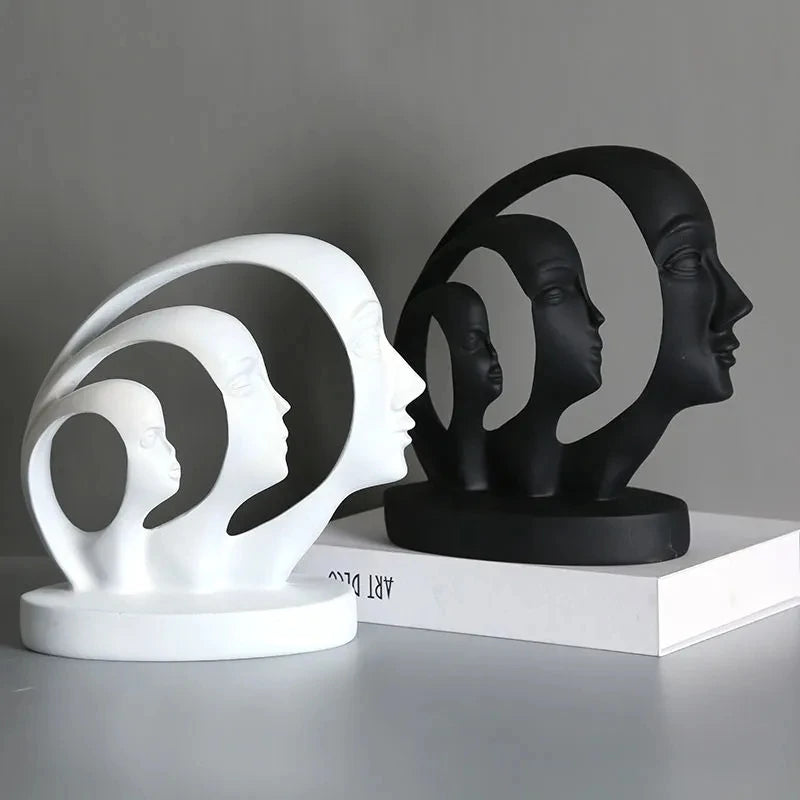 Statue Abstract Resin Desktop