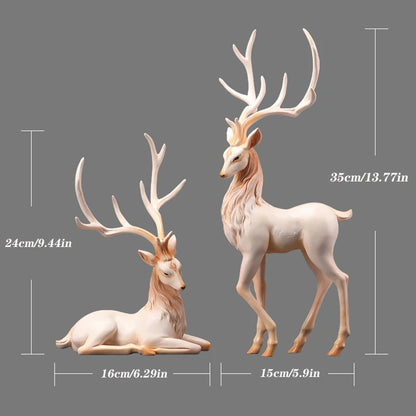Resin Deer Ornament